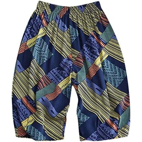 Toddler Girl Hippie Pants Loose Harem Boho Trouser Hippy Colorful Kids Retro Loose Pants Beach Baby Pants