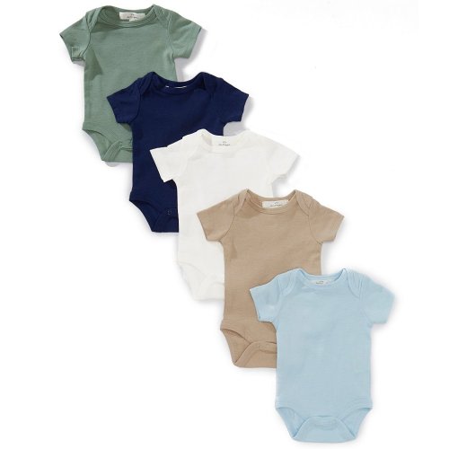 Starting Out Baby Boys Multi Colored 5-Pack Bodysuits