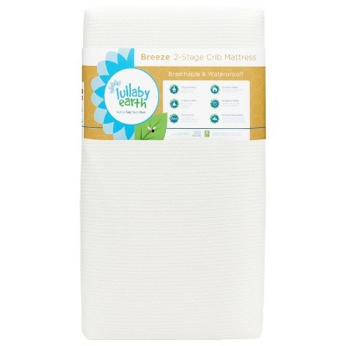 Lullaby Earth Breeze Breathable Baby Crib & Toddler Mattress 2-Stage