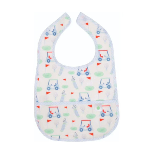 The Wipe It Bib, Golf - Apple of My Isla Bibs | Maisonette