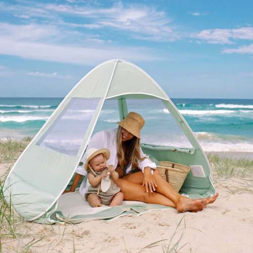 Pop-Up Family Beach Tent - Sage Color
