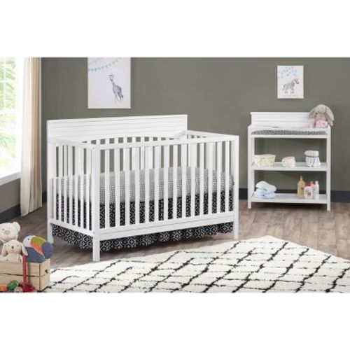 Oxford Baby Harper 4-in-1 Convertible Crib - Snow White