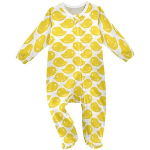 Dussdil Baby One-Piece Footies Newborn Rompers Pajamas Cotton Footed Pjs for Sleep Play Boys Girls