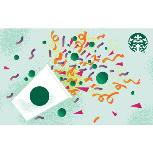 Starbucks Gift Card: Confetti Celebration: Starbucks Coffee Company