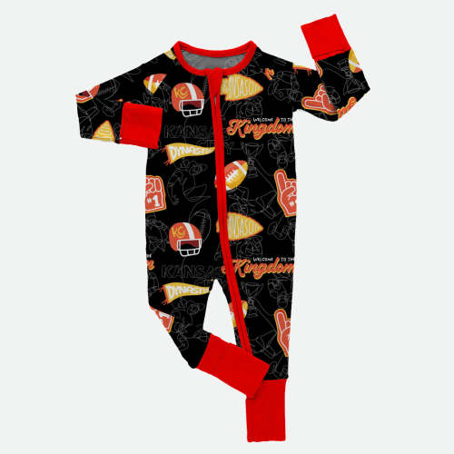 Dynasty Line Art - Bamboo Zippy Romper – Kansas City Keiki