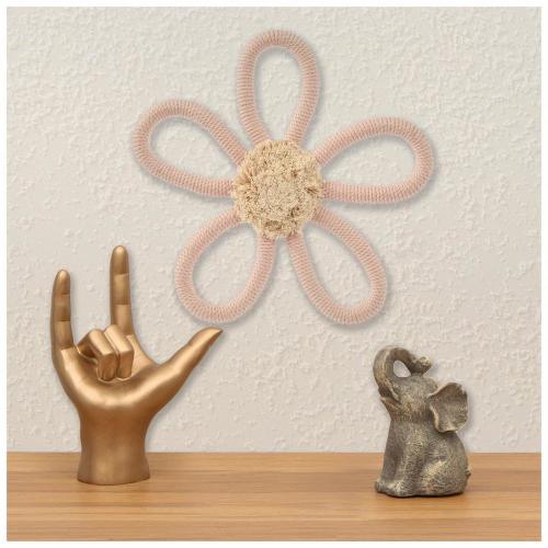 Wrapped Flower Wall Decor