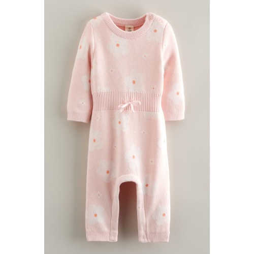Cotton Sweater Romper, 6M