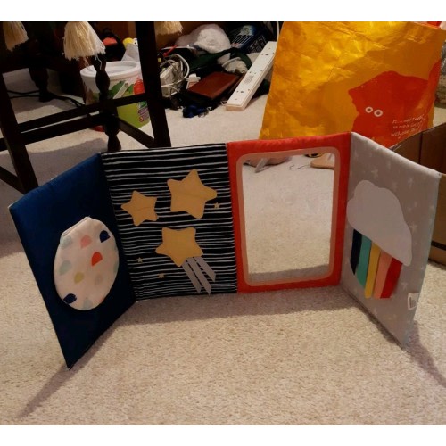 Panda Crate Kiwi Co folding sensory book