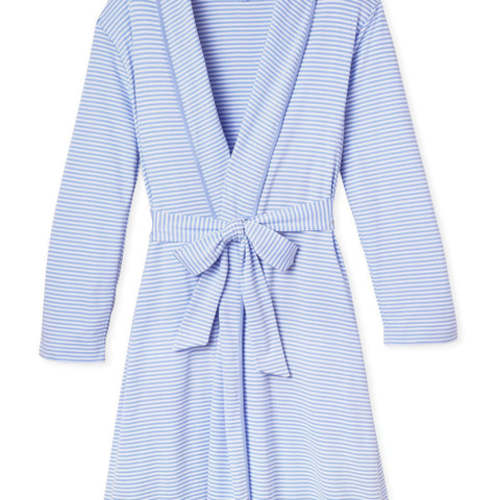 LAKE | Women | Pima Cotton Pajamas | Hydrangea Pima Robe