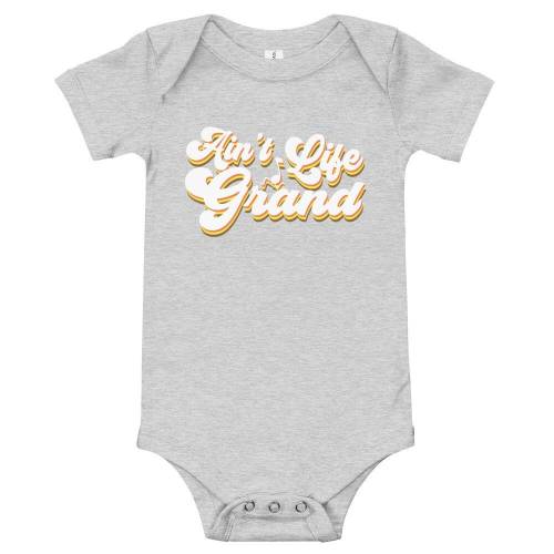 Ain’t Life Grand B+C baby bodysuit | One Piece | Panic Art | DTG
