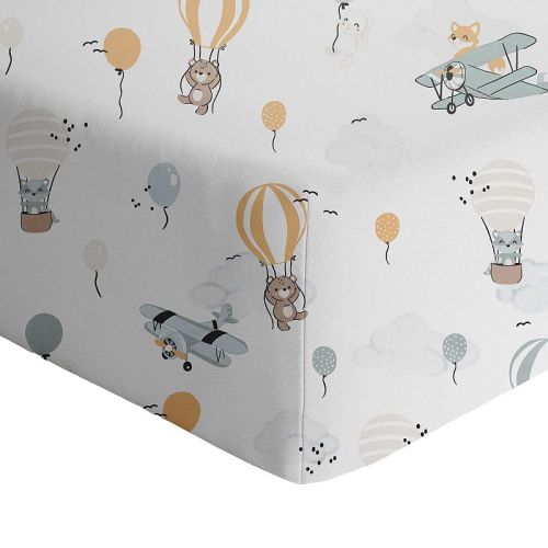 Living Textiles Cotton Jersey Fitted Sheet