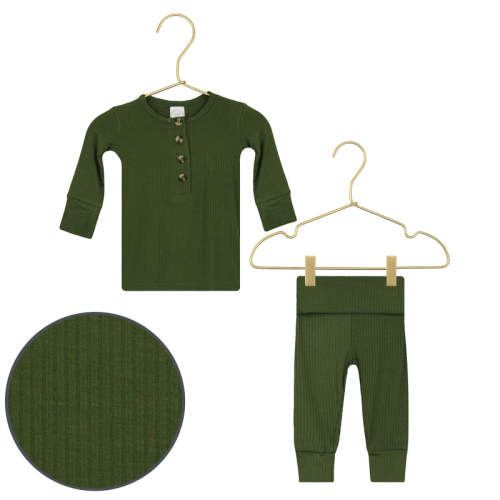 Tristan Ribbed Top + Bottoms – Lou Lou & Company