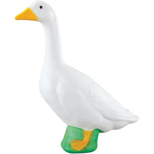 Fox Valley Traders Gaggleville® Large White Goose, Plastic Garden Décor, 23” High