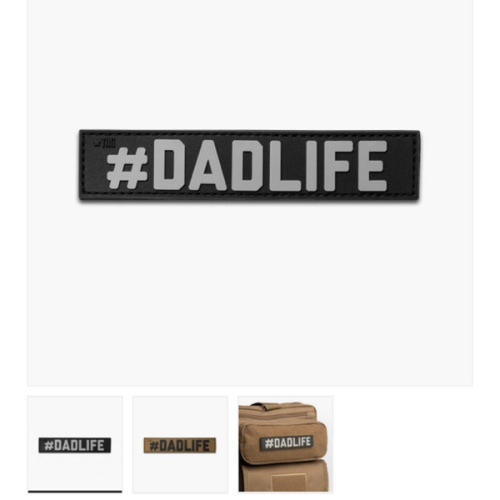 #DADLIFE Name Tape Patch - Durable & Stylish – Tactical Baby Gear