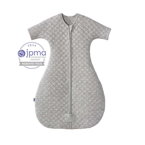 HALO Easy Transition SleepSack Wearable Blanket,100% Cotton, Gray Heather, Medium