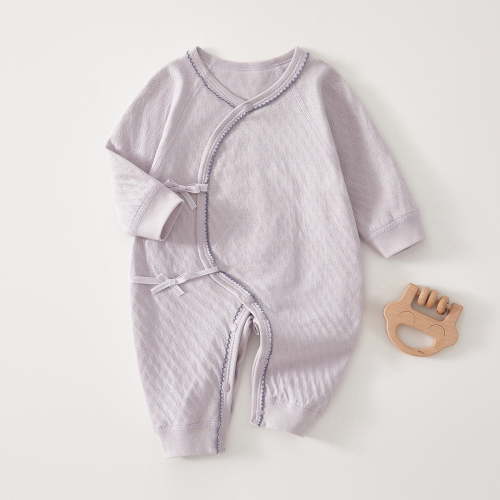 Abomasnow Baby Boy Girl Cotton Kimono Robe Infant Newborn Long Sleeve Button One Piece Romper Jumpsuits 0-9 Months