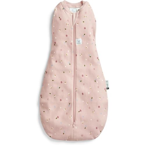 ergoPouch 0.2 TOG Cocoon Baby Sleep Sack 6-12 Months, Swaddle Sleeping Bag, Temperature Control Wearable Blanket (Daisies)