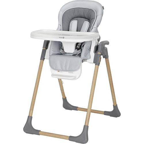 Safety 1st 3-in-1 Grow and Go Plus High Chair, 3 Modes of Use: Infant Recliner, Toddler high Chair, and Child seat, High Street