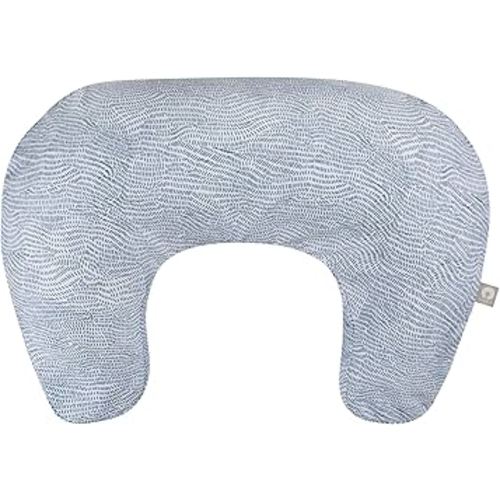 Boppy Nursing Pillow, Blue Speckled Current, Larger, More Supportive Pillow for Breastfeeding and Bottle Feeding; Firmer Fill, Higher Lift, Larger Area Than Original Nursing Pillow; JPMA Certified