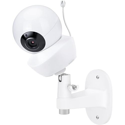 Baby Monitor Wall Mount Compatible with Babysense V43/HDS2/V24R/VBM55TX Baby Monitor, Adjustable Baby Monitor Holder, Perfect View Angle and Easy Installation Without Drilling