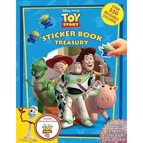 Disney / Pixar Toy Story Sticker Book Treasury - Activity Books for kids, 350 reusable stickers, 96 pages of fun