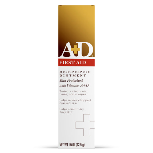 A+D First Aid Ointment, Dry Skin Moisturizer and Skin Protectant with Vitamin a&d, 1.5oz