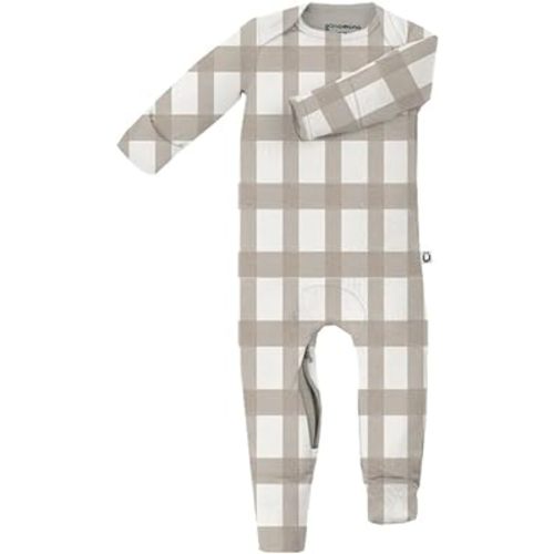 GUNAMUNA Unisex Baby, Toddler Ultra-Soft Convertible Pajama, Footie Romper Sleeper with Diaper Zipper for Easy Changing