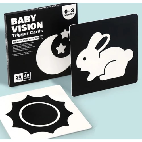Montessori Baby Visual Stimulation Cards | Montessori Toys – Montessori Toys