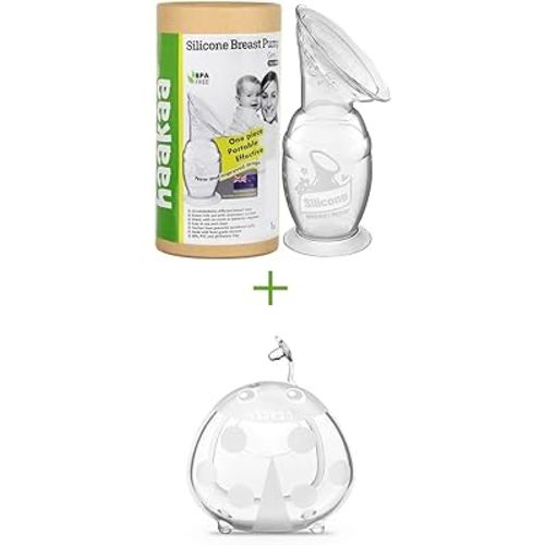 haakaa Gen.2 Manual Breast Pump 5oz/150ml & Ladybug Breast Milk Collector Combo