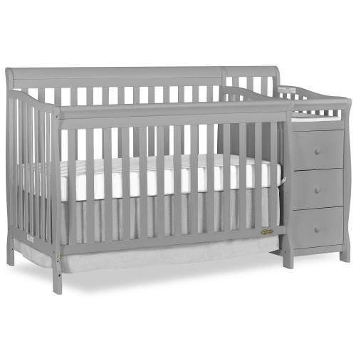 Dream On Me 4-in-1 Pebble grey Convertible Crib