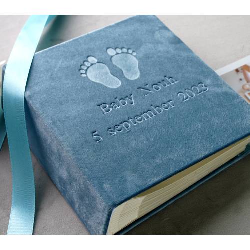 Personalized Photo Album with Pockets,Baby Album,Anniversary Ablum,First Year Gift