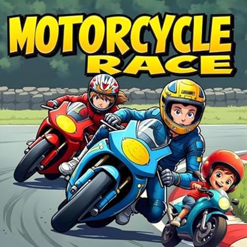 Motorcycle Race for Kids Storybook : An Action-Packed story Dirt Bike for Children Who Love Motocross Racing, Road Adventures, Superbike Competitions, and High Speed Motorcycle Stories Perfect Sports