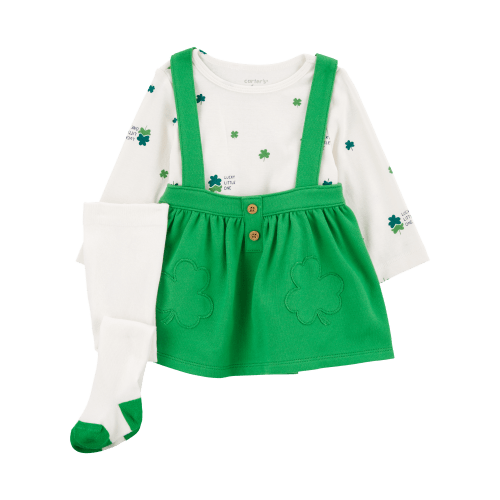 Baby 3-Piece St. Patrick's Day Print Jumper Set - Carter's | Carter's