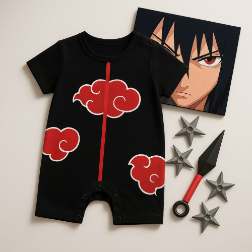 Little Akatsuki Kids Cosplay Bodysuit