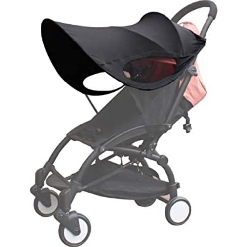 Baby Stroller Sun Shade Sun Protection Shade for Strollers Car Seats Pram Pushchair Buggy Stroller Sunshade Parasol Sun Rain Shades Canopy Cover Awning Anti-UV Toddlers Strollers Canopy Sunshade