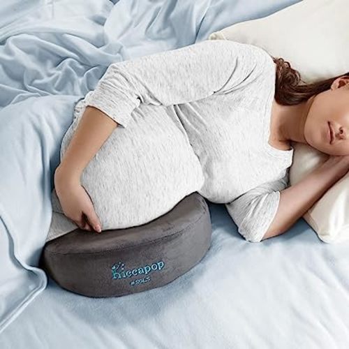 Amazon.com: hiccapop Pregnancy Pillow Wedge for Belly Support | Maternity Wedge Pillow for Pregnancy | Belly Wedge Pillow | Pregnancy Wedge Pillows Back Support : hiccapop: Health & Household