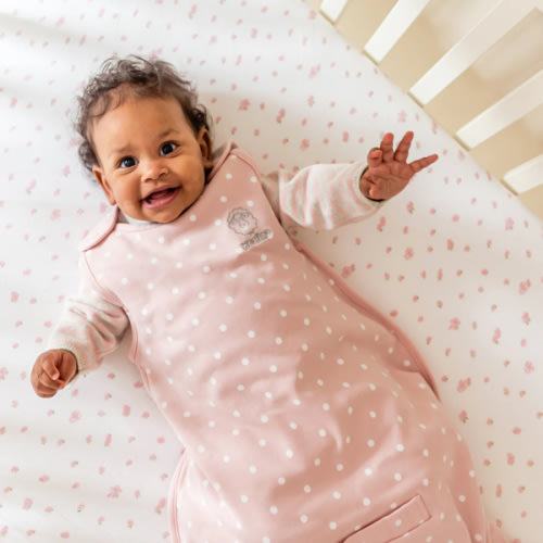 4 Season® Ultimate Baby Sleep Bag, Merino Wool & Organic Cotton, Rose