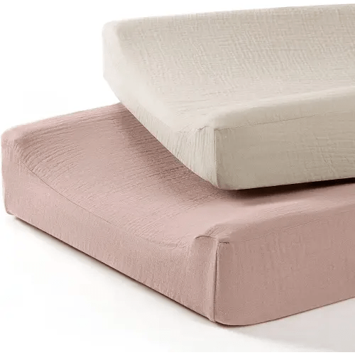 lulumoon Baby Changing Pad Cover: Muslin Diaper Changing Table Pad Cover - Changing Pad Sheets for Girls Boys