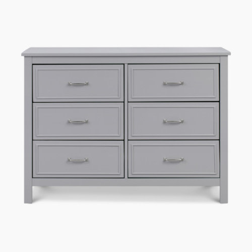 daVinci Charlie 6-Drawer Double Dresser - Grey