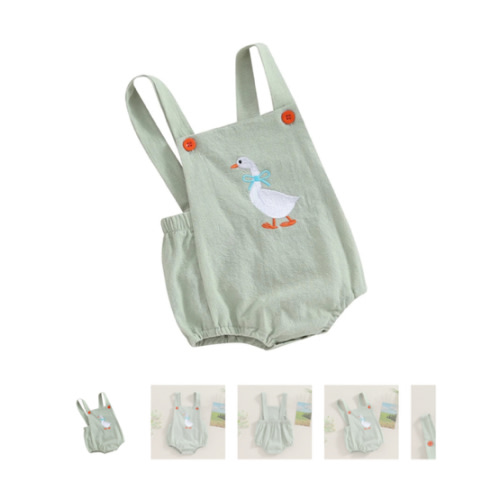 LITTLE GOOSE Romper 9-12 mo. - Hazel & Bo