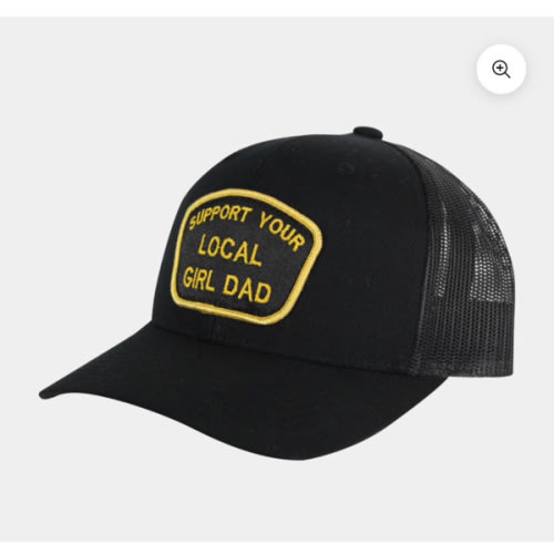 Support Your Local Girl Dad | Curved Bill Trucker Patch Hat