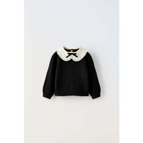 COMBINATION KNIT SWEATER