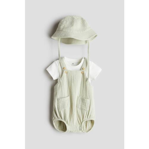 3-PIECE COTTON MUSLIN SET