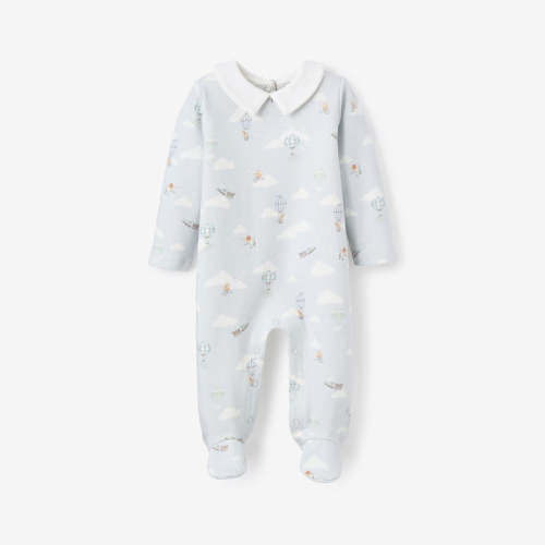 Up & Away Double Layered Collar Jumpsuit BLUE / NB