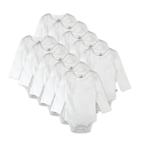 10-Pack Organic Cotton Long Sleeve Bodysuits | Honest Baby Clothing