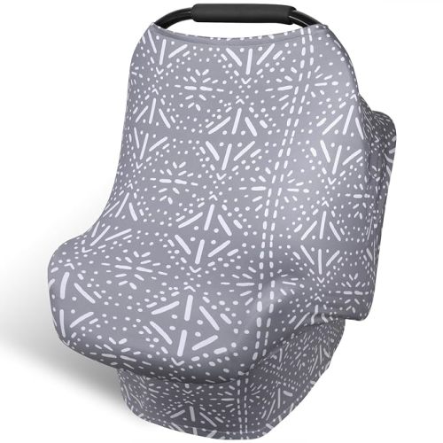 Rquite Car Seat Covers for Babies, Baby Car Seat Canopy Carrier Cover, Breathable Nursing Cover for Breastfeeding, Stretchy Carseat Cover Boys Girls, Multi-Use Infant Carseat Stroller Cover : Baby