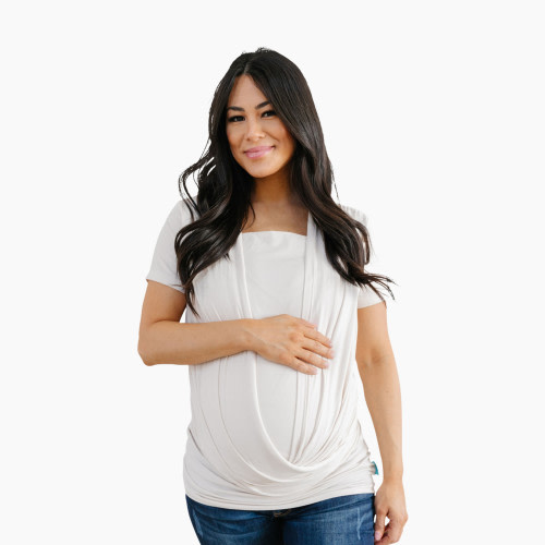Moby Bump & Beyond T-Shirt Wrap Baby Carrier - Ivory, S
