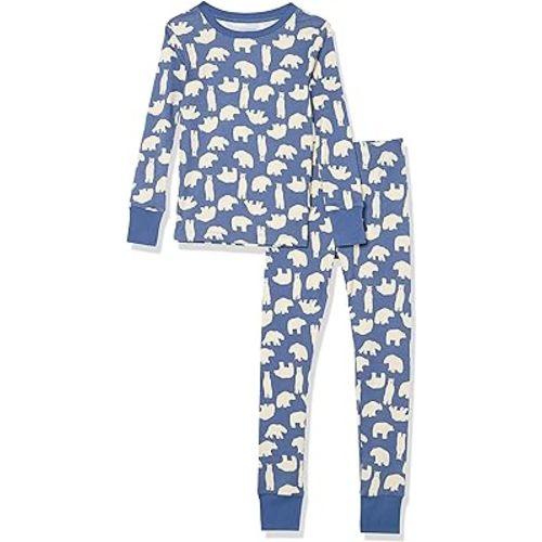 Amazon Essentials Unisex Babies, Toddlers and Kids' Snug-Fit Cotton Pajama Sleepwear Sets