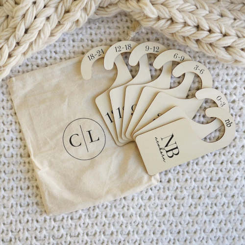 Wooden Nursery Closet Dividers | Classic