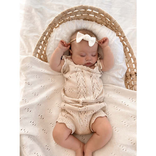 Pointelle Knit Summer Set | Honey Milk